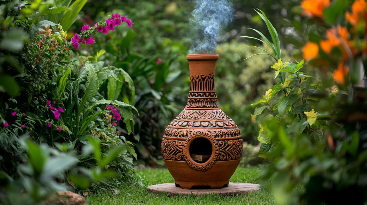 Chimeneas mexicanas de terracota para la terraza o el jardín: Consejos de mantenimiento y seguridad